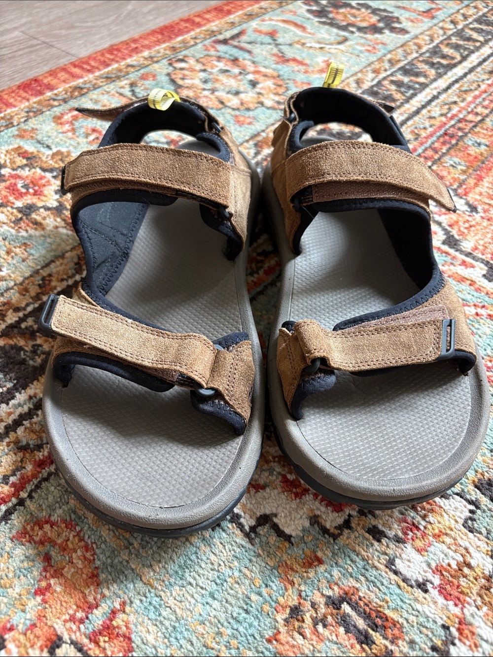 Teva Trailpulse Mens Size 10 Brown Suede Outdoor Hiking Sport Sandals 1127632 - Picture 2 of 6